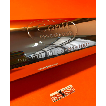 Marmitta CONTI a cono per monocilindrici Ducati, Scrambler, Yellow, Shotgun. Mark3, RT