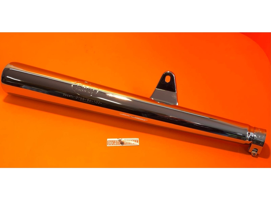 Marmitta CONTI a cono per monocilindrici Ducati, Scrambler, Yellow, Shotgun. Mark3, RT