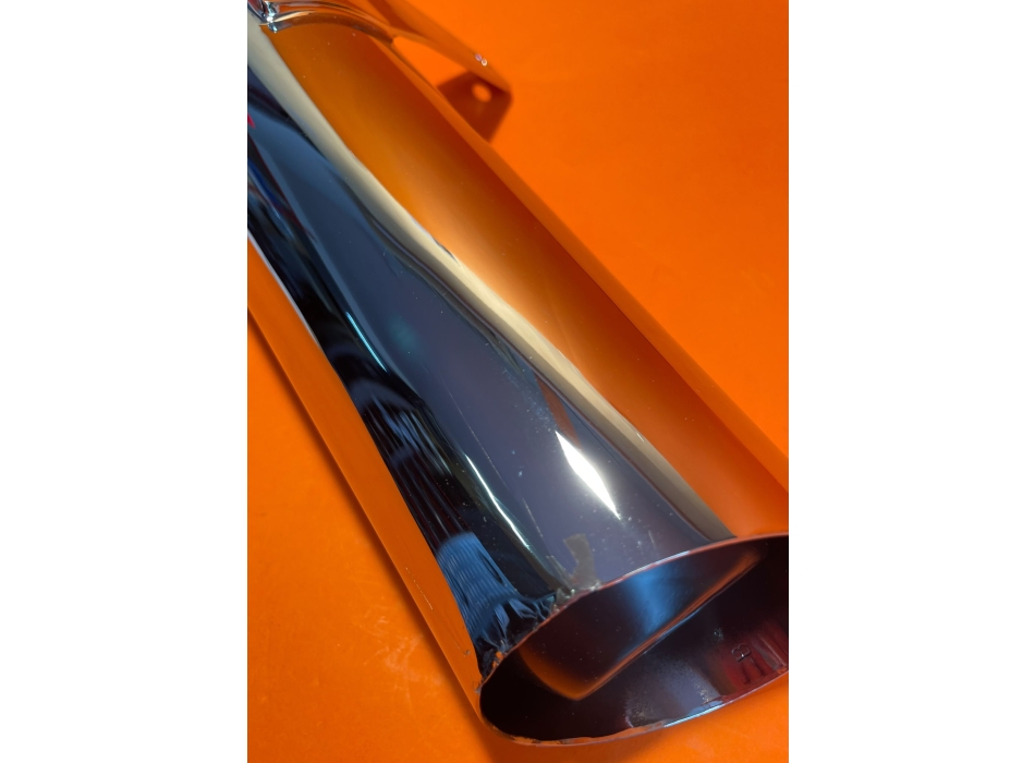 Marmitta CONTI leggermente difettata per monocilindrici Ducati, Scrambler, Yellow, Shotgun. Mark3, RT