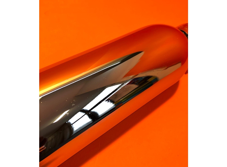 Marmitta CONTI leggermente difettata per monocilindrici Ducati, Scrambler, Yellow, Shotgun. Mark3, RT