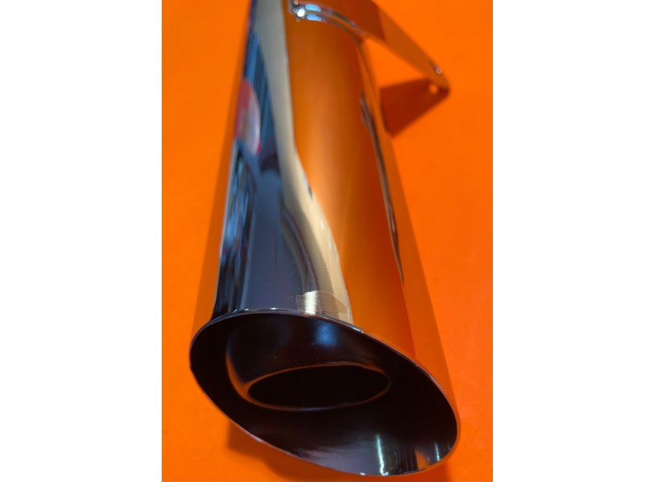 Marmitta CONTI leggermente difettata per monocilindrici Ducati, Scrambler, Yellow, Shotgun. Mark3, RT