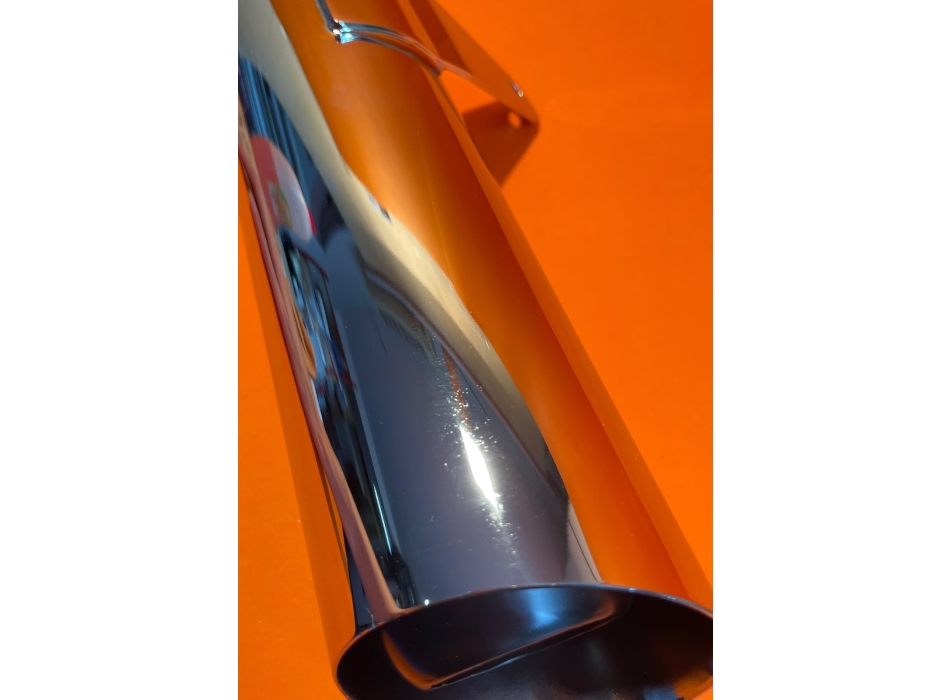 Marmitta CONTI leggermente difettata per monocilindrici Ducati, Scrambler, Yellow, Shotgun. Mark3, RT