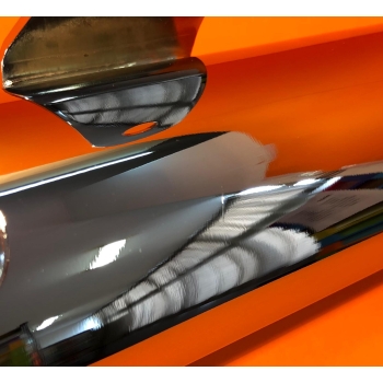 Marmitta CONTI leggermente difettata per monocilindrici Ducati, Scrambler, Yellow, Shotgun. Mark3, RT