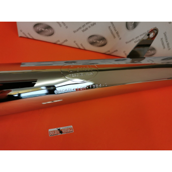 Marmitta CONTI tipo lunga IGM1984S per monocilindrici Ducati 250/450cc, Scrambler, Yellow, Shotgun. Mark3, RT