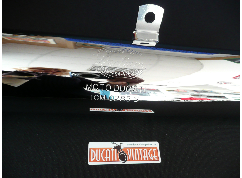 Marmitta per monocilindrici Ducati carter stretti e carter larghi 175/200/250 cc