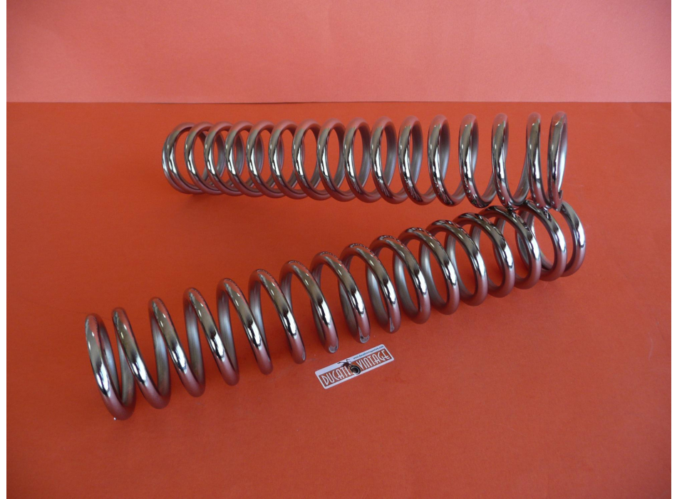 Molle ammortizzatori cromate per Ducati Desmo Yellow Shotgun Mark3