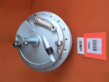 mozzo Grimeca ruota anteriore 4 ganasce, originale, in stato eccellente, per Ducati Scrambler 2° serie, Ducati Desmo Yellow e Ducati Desmo Silver Shotgun