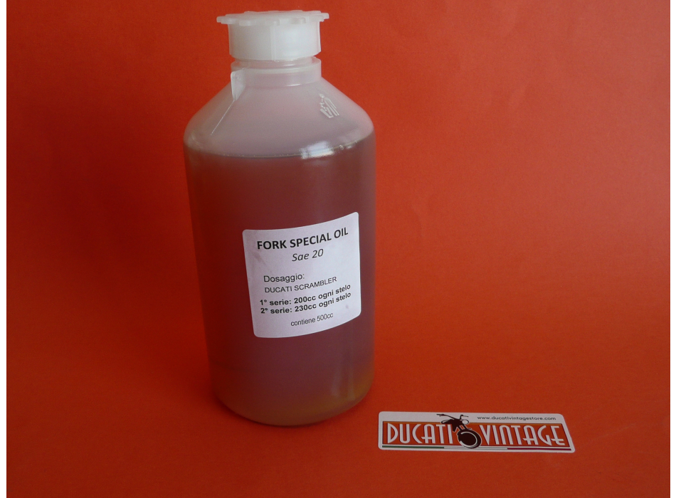 Olio per forcelle SAE 20 Ducati Scrambler, RT, Desmo, Mark3 ecc.