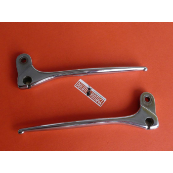 Paio di leve freno e frizione replica identica Ducati carter stretti 125 175 200