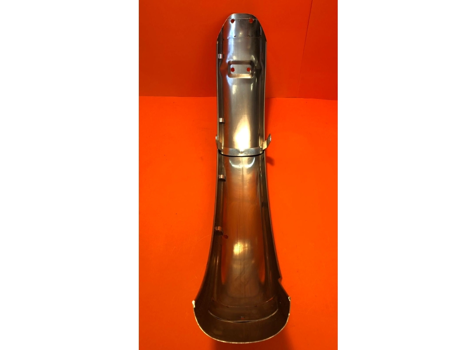 Parafango posteriore inox perfetta replica per Ducati Silver Shot Gun