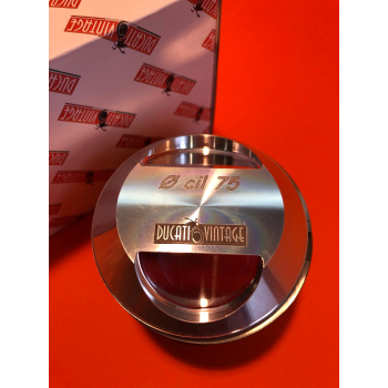 Pistone Ø 75.0 con spinotto Ø 18 per monocilindrico Ducati 250cc
