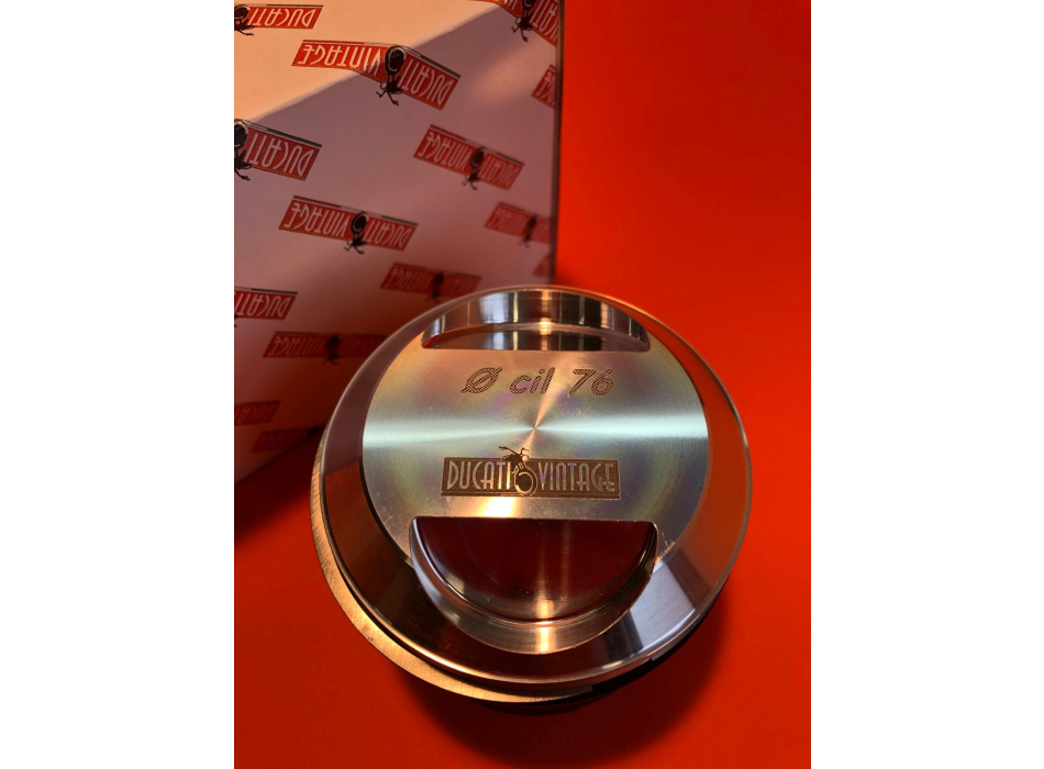 Pistone Ø 76.0 con spinotto Ø 18 per tutti i monocilindrici Ducati 350cc 