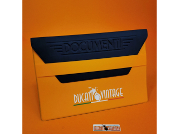 Portadocumenti in tessuto gommato impermeabile misure cm. 18.8 x 12.8