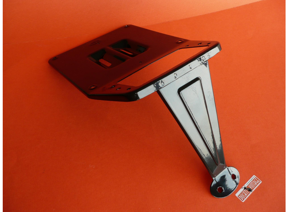 Portatarga Cev per fanalino rettangolare monocilindrici Ducati carter stretti