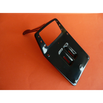 Portatarga Cev per fanalino rettangolare monocilindrici Ducati carter stretti