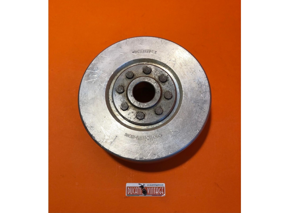 rotore/volano in alluminio, originale alleggerito, usato, per monocilindrici Ducati
