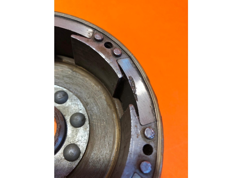 rotore/volano in ottone, originale, usato, per monocilindrici Ducati