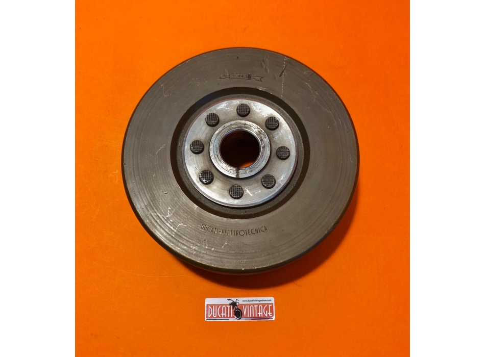 rotore/volano in ottone, originale, usato, per monocilindrici Ducati
