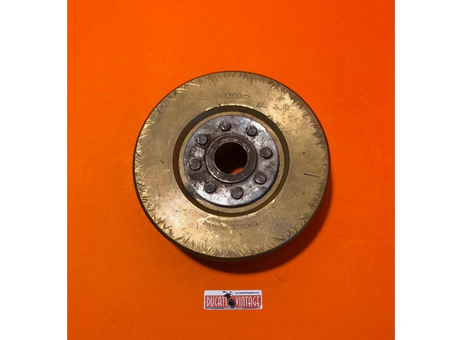 rotore/volano in ottone, originale, usato, per monocilindrici Ducati