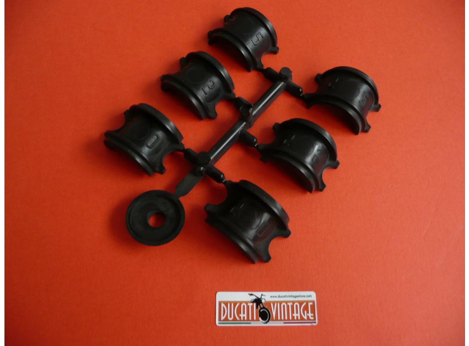 Specchietto retrovisore DESTRO omologato, mod. Lusso, per manubrio Ø 20-22-25mm 