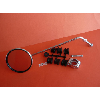 Specchio retrovisore SINISTRO omologato mod. Lusso per manubrio Ø 20,22,25mm  