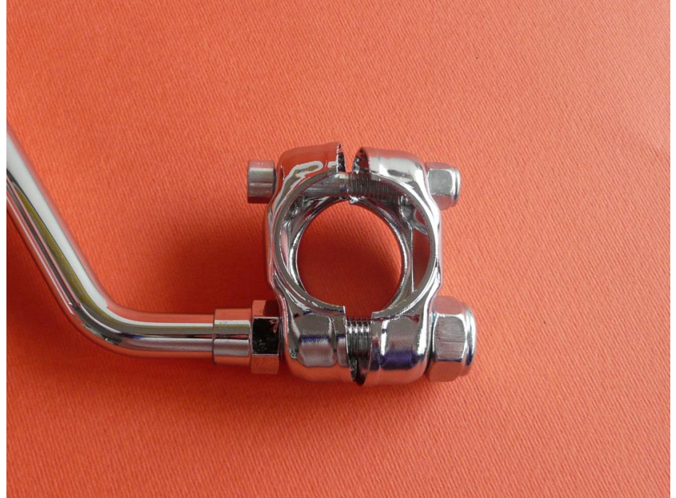 Specchio retrovisore SINISTRO omologato mod. Lusso per manubrio Ø 20,22,25mm  