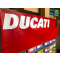 Striscione Ducati in PVC,originale WDW, usato, ottimo stato, misure L 200 cm per H 73cm con occhielli di fissaggio