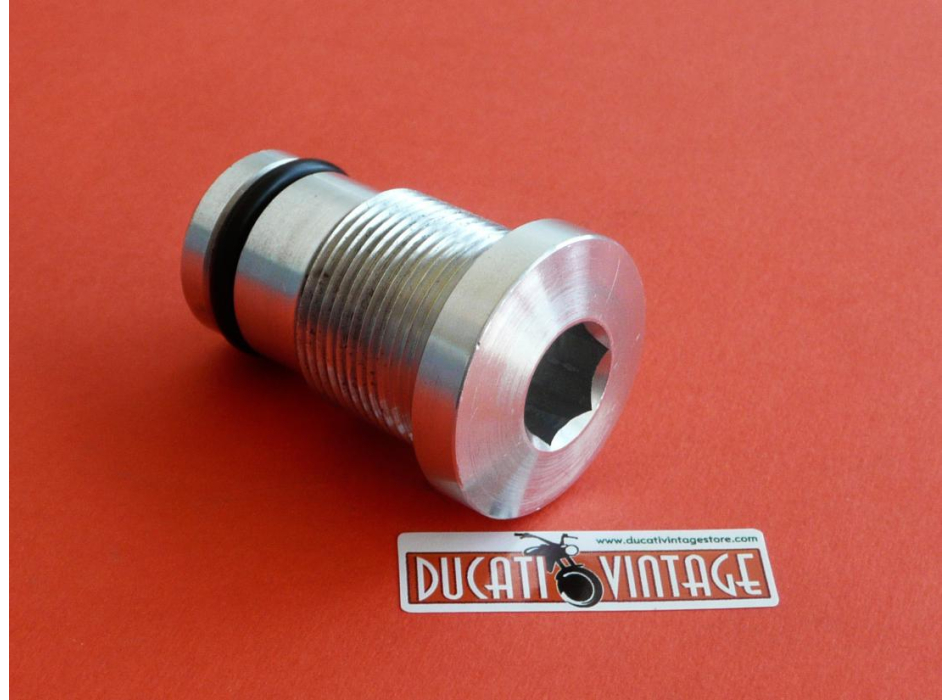 tappo forcella per monocilindrici Ducati carter stretti dal ’62 al ’68