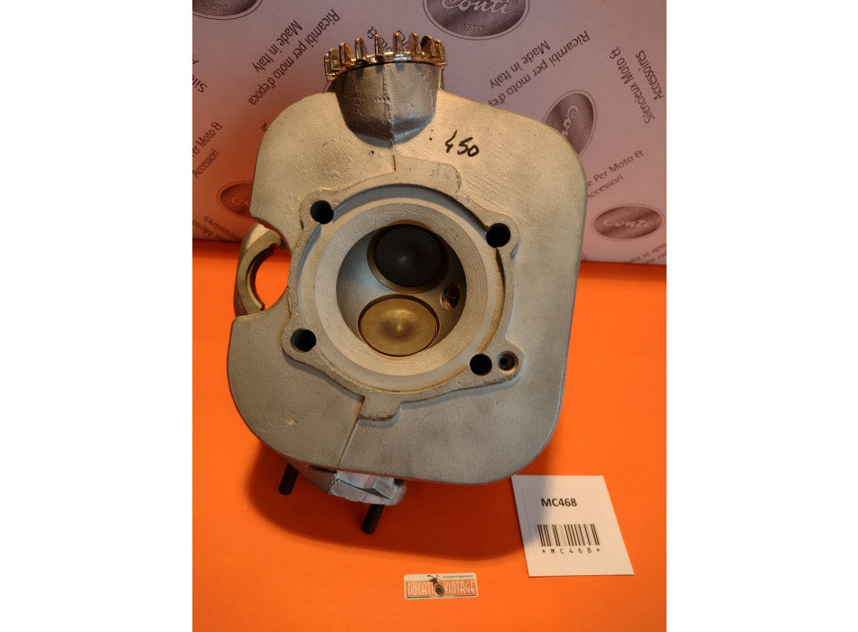 Testa originale per monocilindrico Ducati carter larghi 450cc usato in stato eccellente