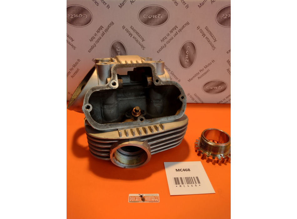 Testa originale per monocilindrico Ducati carter larghi 450cc usato in stato eccellente