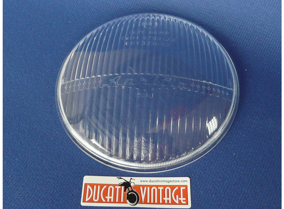 Vetro fanale Ø 150 marca APRILIA Ducati Desmo Yellow ecc. Ducati carter stretti 