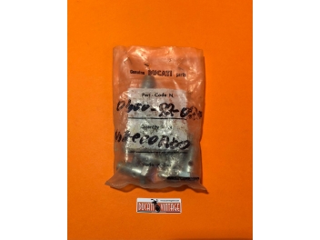 Viti ORIGINALI e rondelle raccordo olio testata monocilind.Ducati carter stretti e larghi 